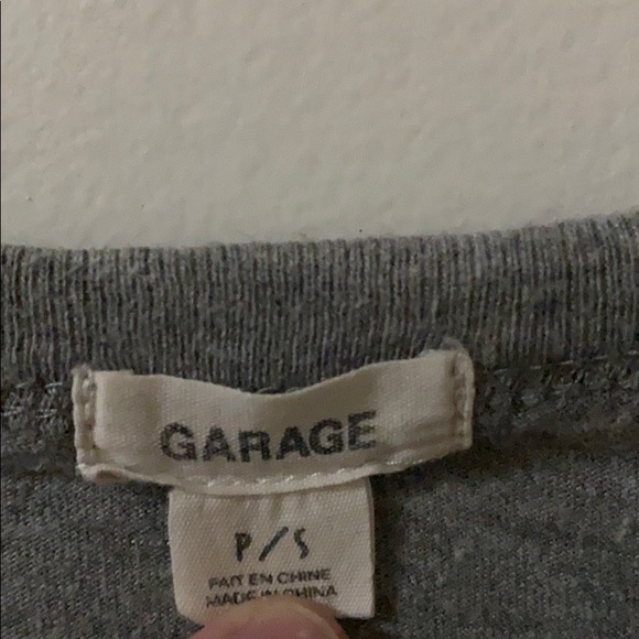 Garage grey crop top - Picture 2 of 4